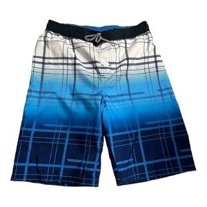 ZeroXposur Tide Plaid Swim Trunks Size XL 18/20 Boys